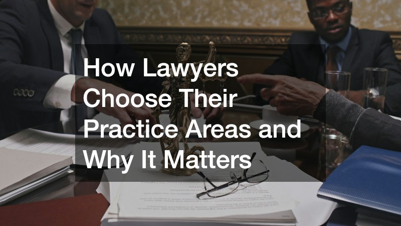 How Lawyers Choose Their Practice Areas and Why It Matters
